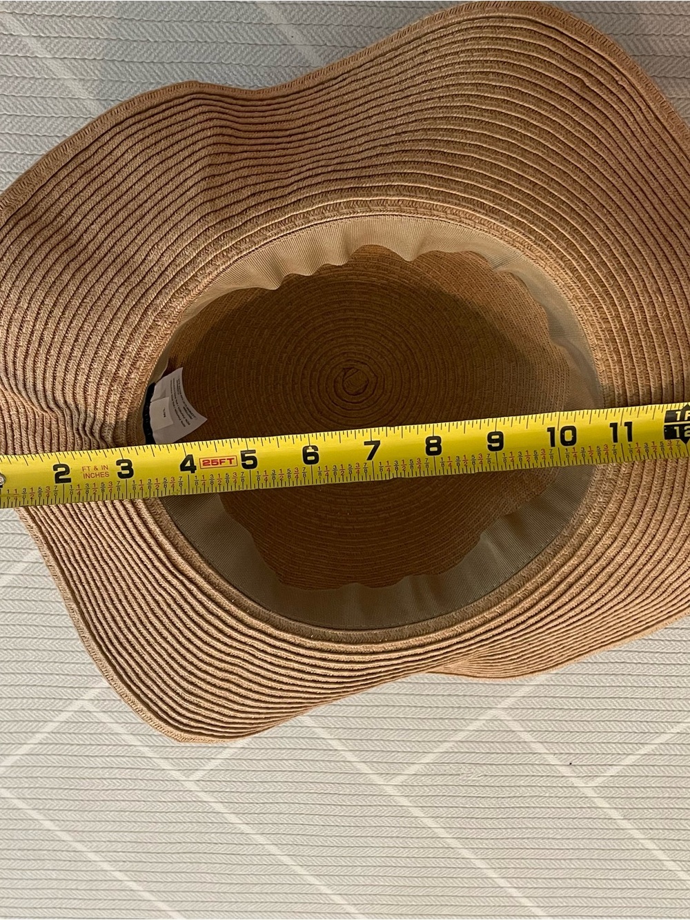 J.Crew Tan Straw Hat Women’s Size M/L - Picture 4 of 6